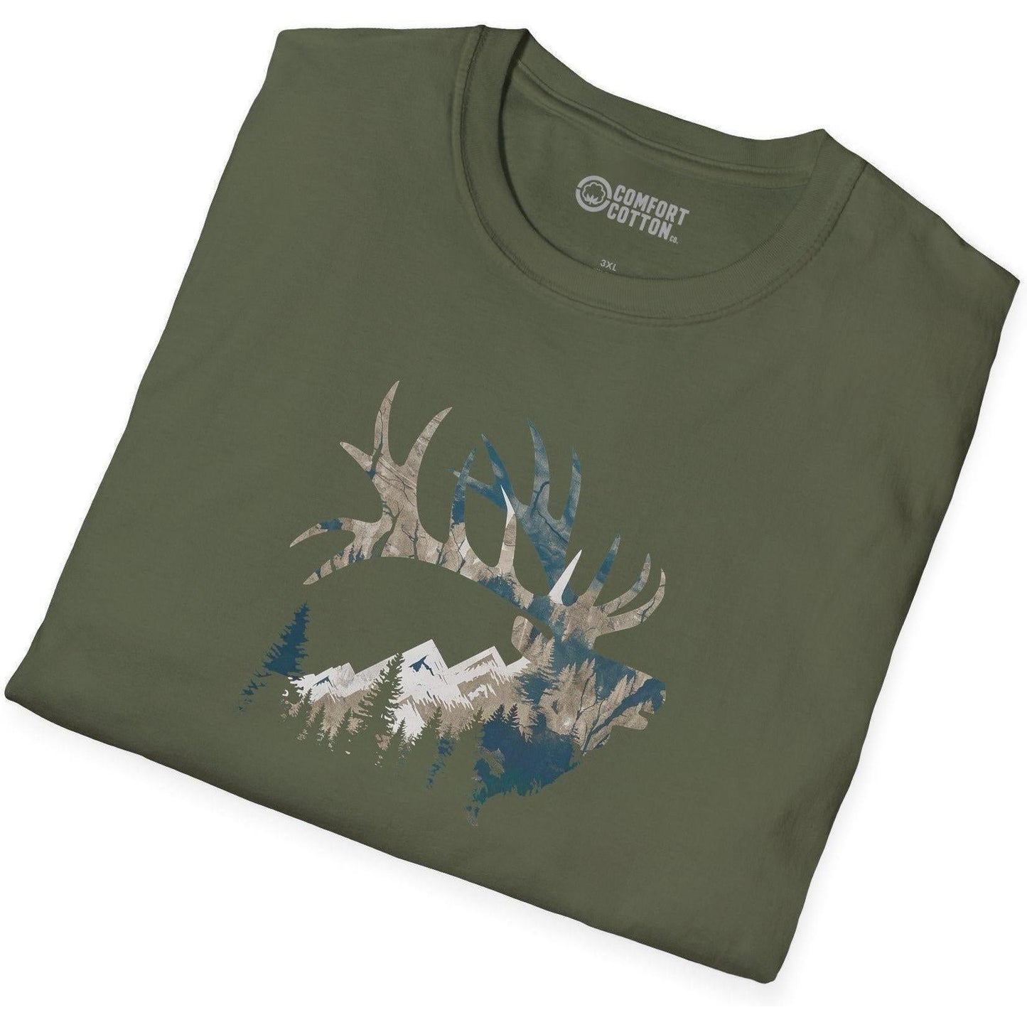 Antler Peaks Premium Tee-Comfort Cotton