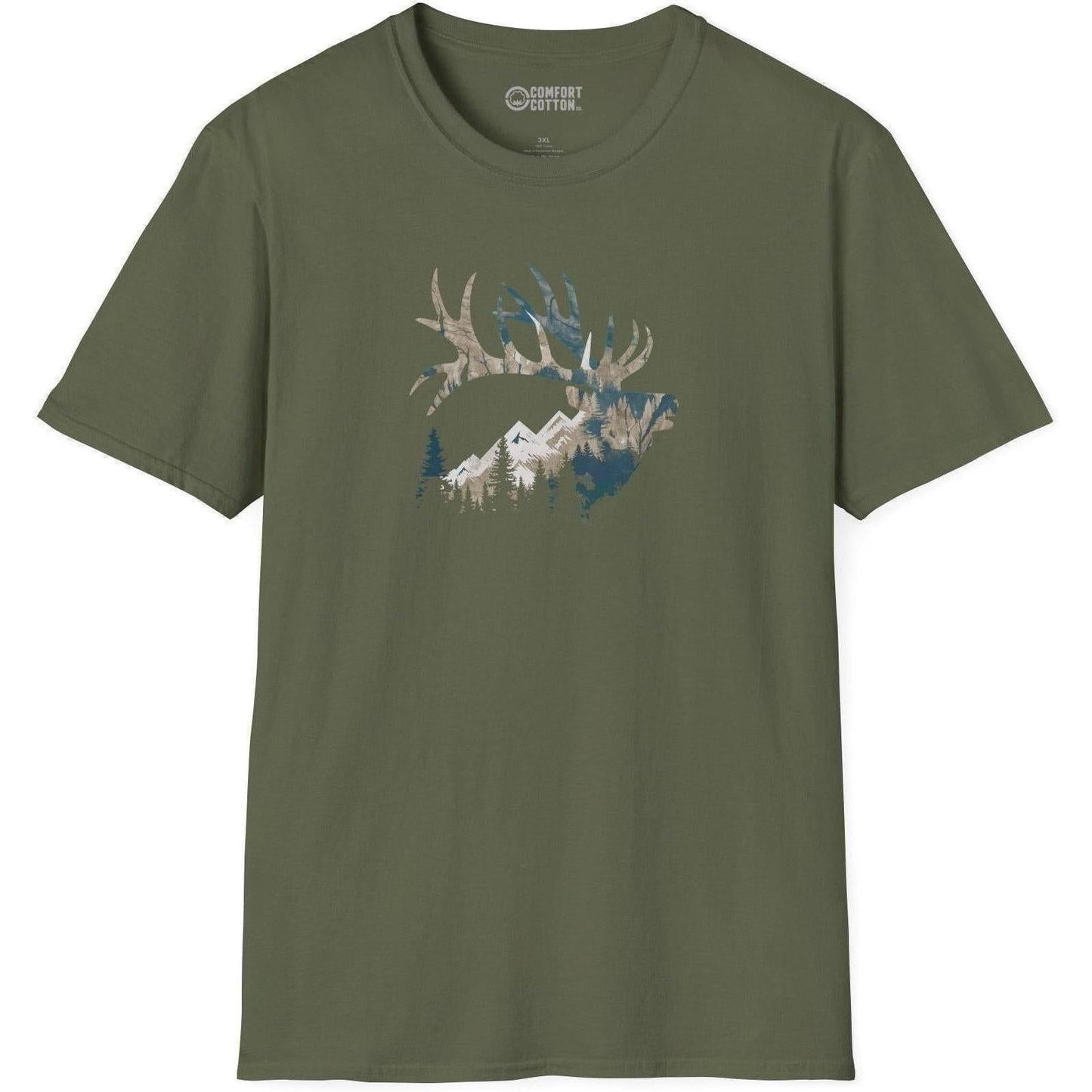 Antler Peaks Premium Tee-Comfort Cotton