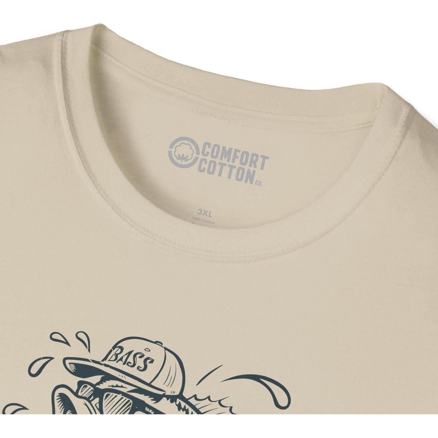 Bass Splash Premium Tee-Comfort Cotton