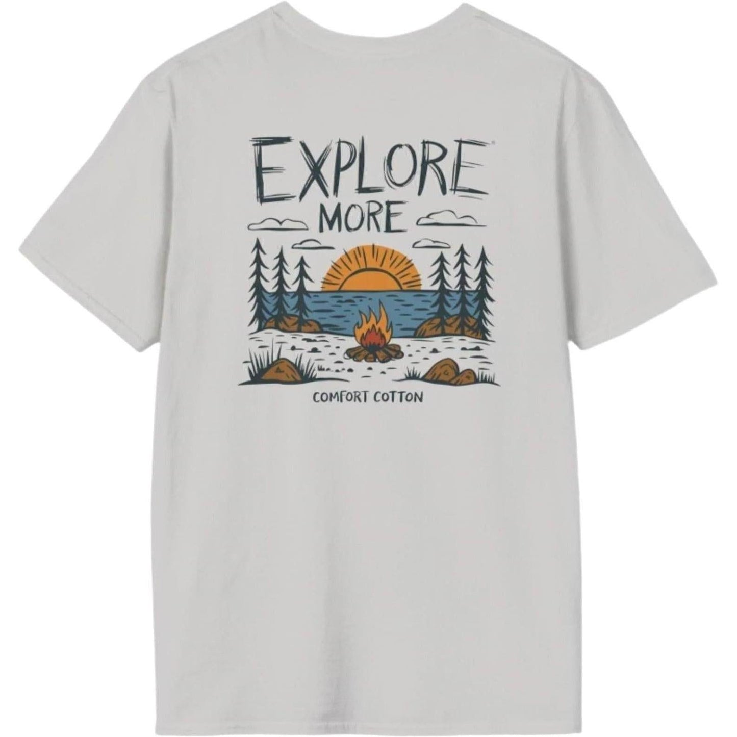 Fireside Glow Premium Tee-Comfort Cotton