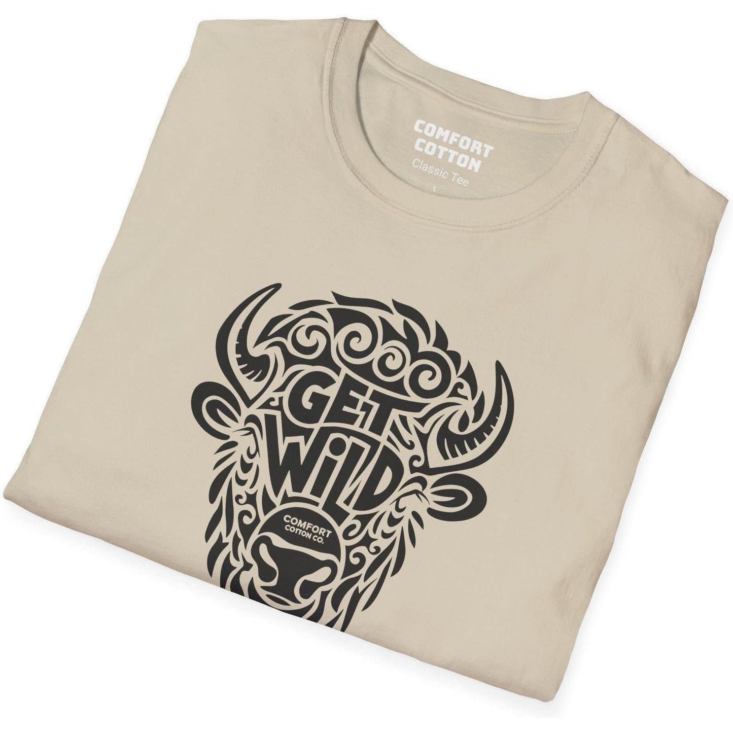Untamed Buffalo Premium Tee-Comfort Cotton