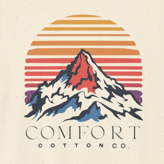 Alpine Glow Premium Tee-Comfort Cotton