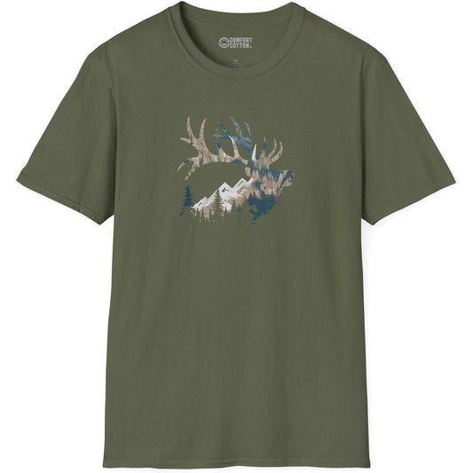 Antler Peaks Premium Tee-Comfort Cotton