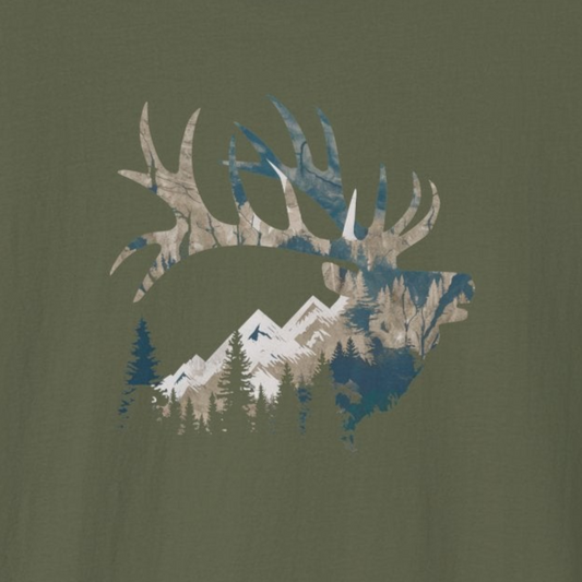 Antler Peaks Premium Tee-Comfort Cotton