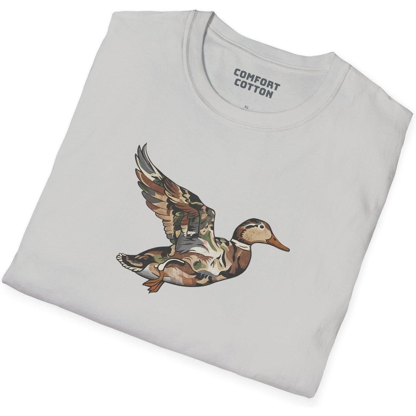 Camo Duck Premium Tee-Comfort Cotton