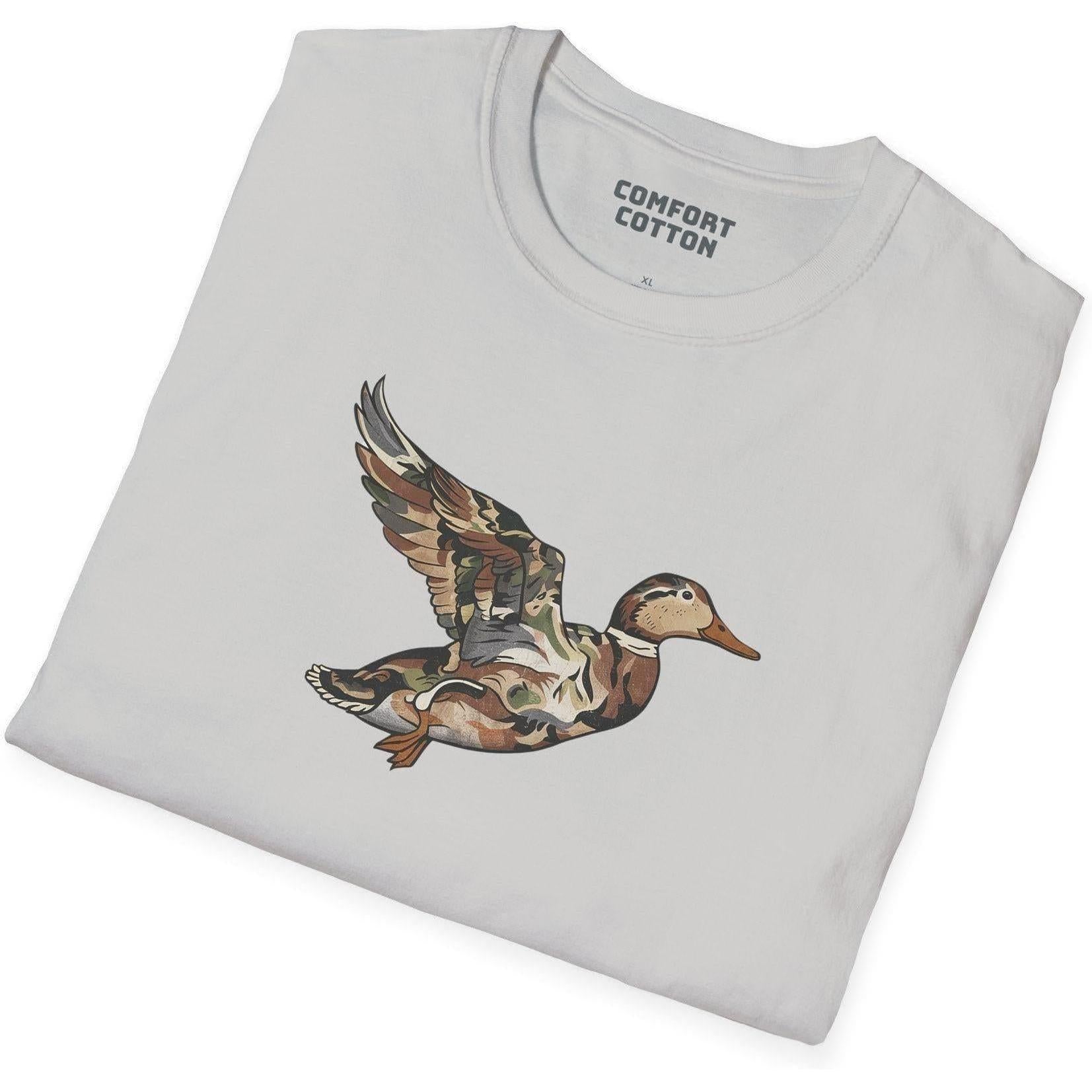 Camo Duck Premium Tee-Comfort Cotton