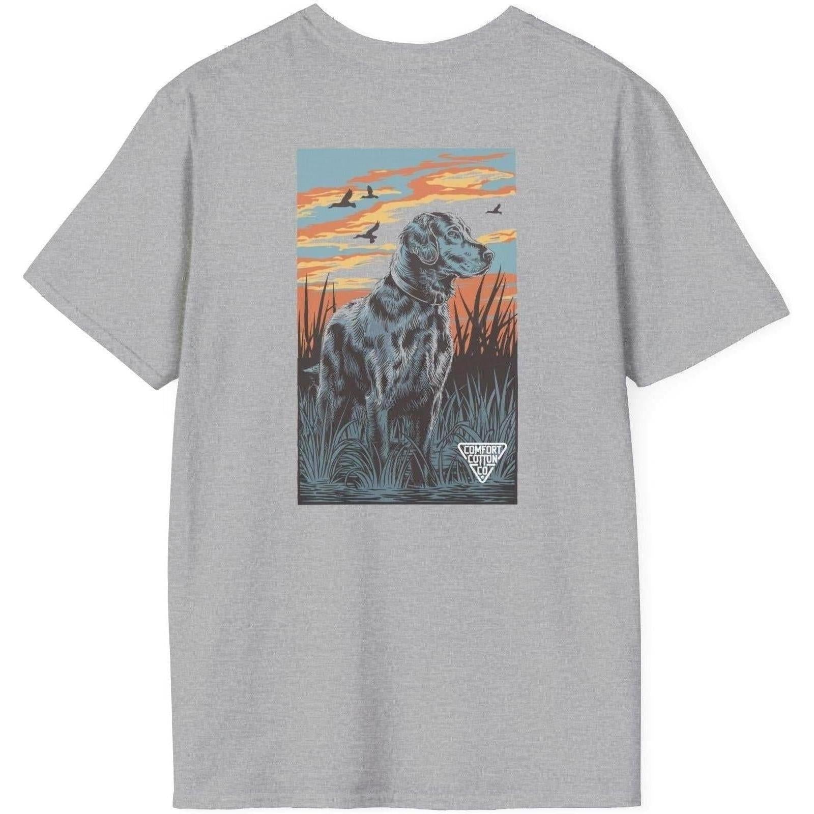 Sunset Retriever Premium Tee-Comfort Cotton