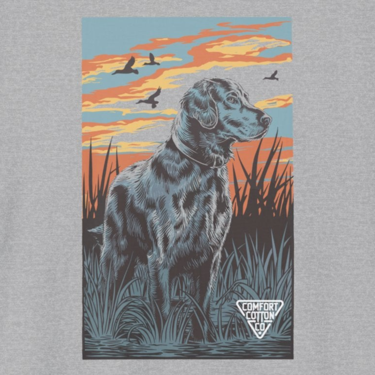 Sunset Retriever Premium Tee-Comfort Cotton