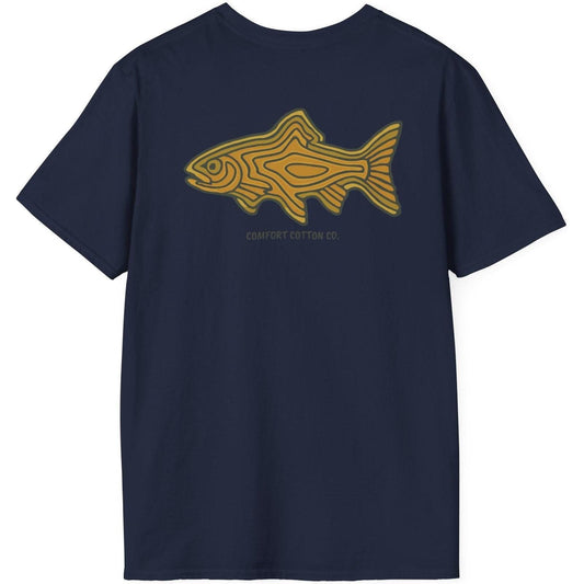 Topo Trout Premium Tee-Comfort Cotton