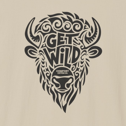 Untamed Buffalo Premium Tee-Comfort Cotton